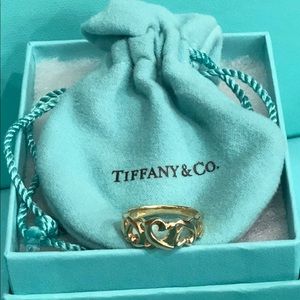 🌸🌸 Authentic Tiffany & Co. 18Y Loving Heart Ring